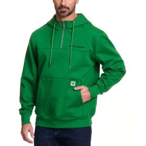 John Deere Men's Vibrant Green Pullover